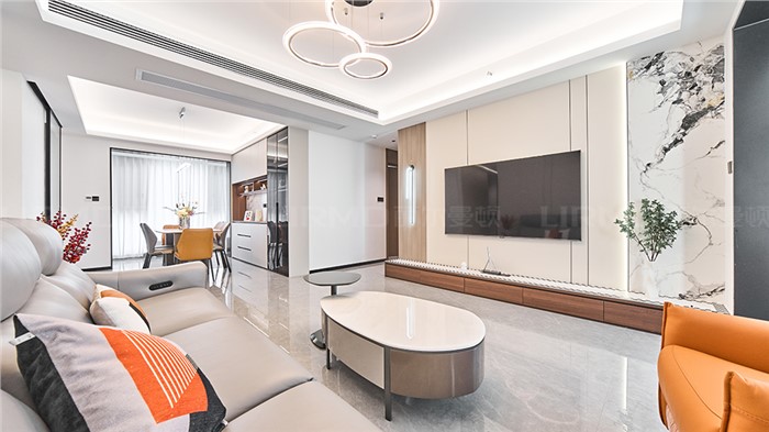 12.8w打造现代简约风格的家176m² | 丽尔曼顿全房全屋整装