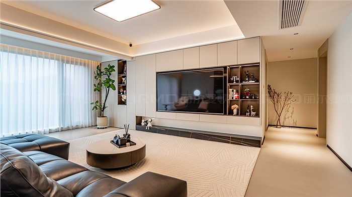12.8w打造中古风格的家125m² | 丽尔曼顿全房全屋定制