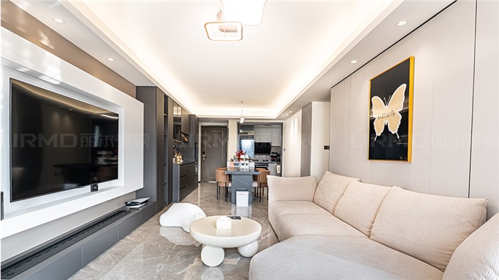 12.8w打造现代简约风格的家106m² | 丽尔曼顿全房全屋定制