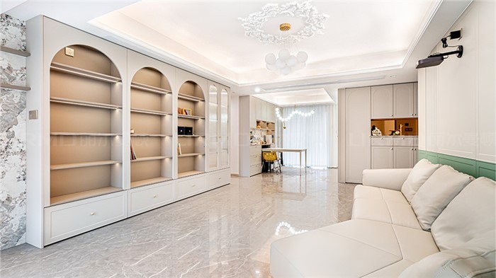 12.8w打造法式奶油风风格的家143m² | 丽尔曼顿全房全屋定制