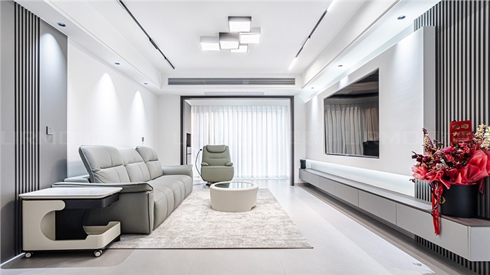 12.8w打造现代黑白灰风格的家136m² | 丽尔曼顿全房全屋整装